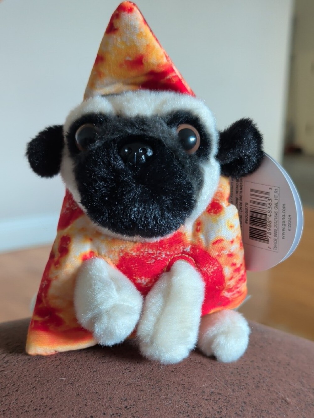 Rare Gund Doug The Pug Plush with Pizza Costume 🍕 NWT